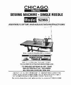 Harbor Freight Tools Sewing Machine 92966-page_pdf